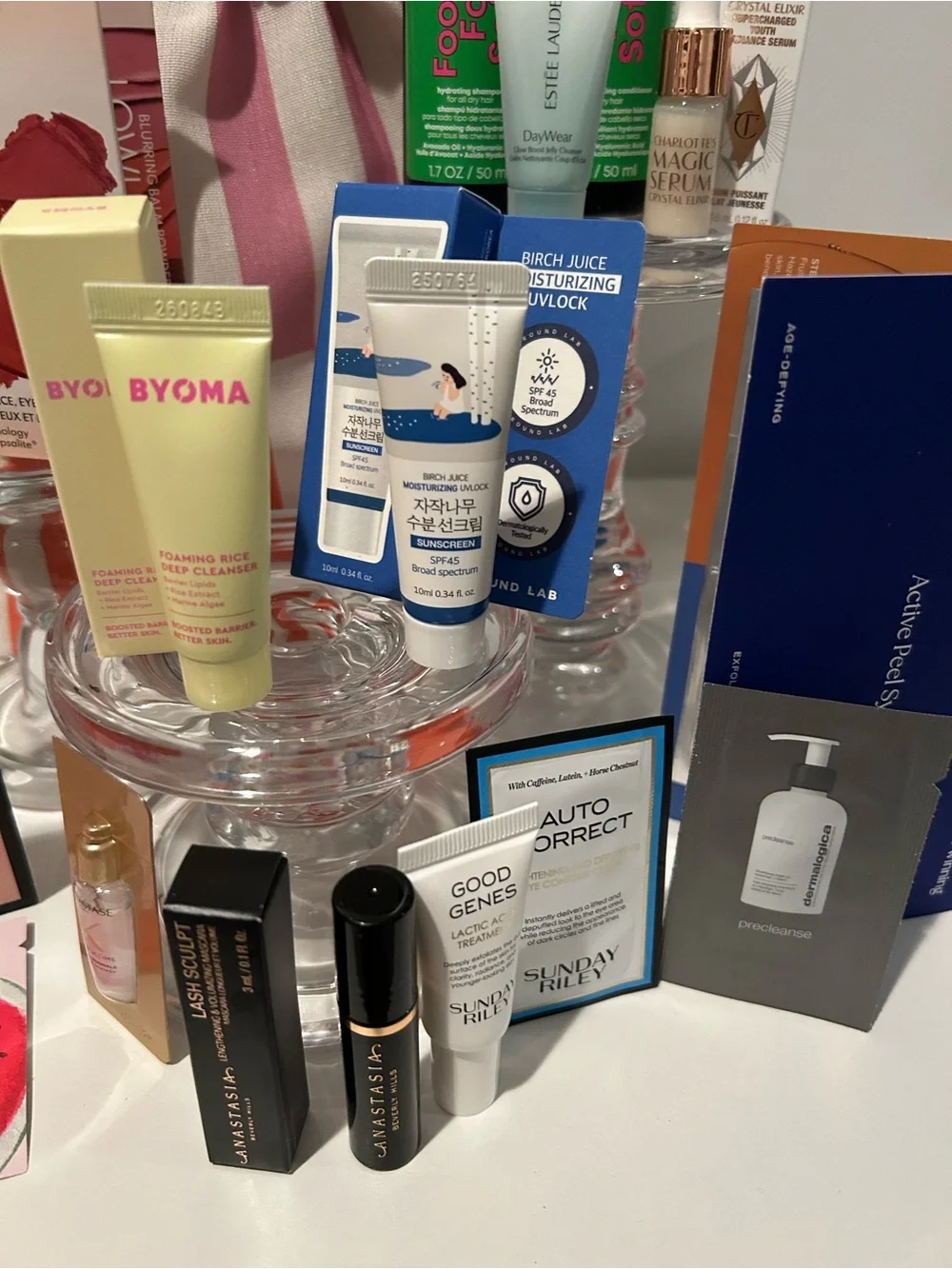 ✨ 15-Piece Luxury Travel Beauty Set + Cosmetic Bag | Skincare, Haircare & Makeup